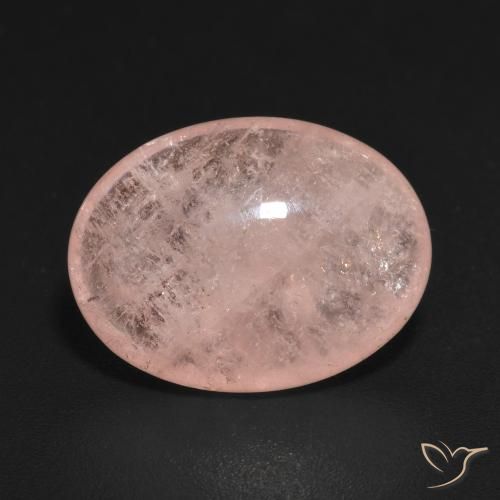 8.38ct 자연스러운 로즈 핑크 모르가나이트, 타원형, 투명한