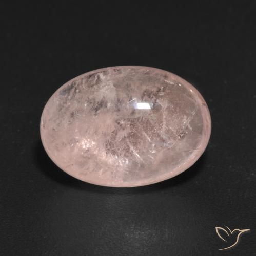 5.07ct 자연스러운 플라밍고 핑크 모르가나이트, 타원형, 투명한