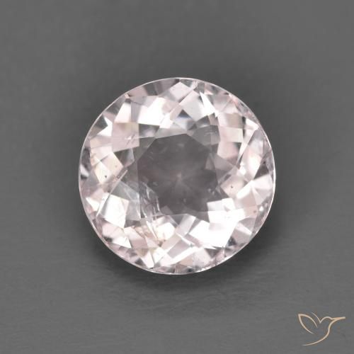 1.43ct 자연스러운 라이트 핑크 모르가나이트, 둥근, VS-SI