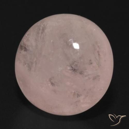 6.96ct 자연스러운 로즈 핑크 모르가나이트, 둥근, 투명한