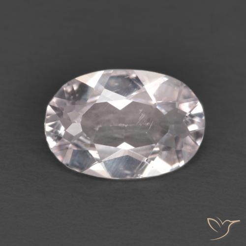 0.72ct 자연스러운 라이트 핑크 모르가나이트, 타원형, VS