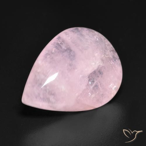 8.91ct 자연스러운 로즈 핑크 모르가나이트, 배 모양, 투명한