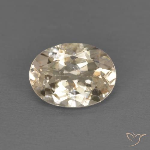 1.18ct 자연스러운 크림 모르가나이트, 타원형, VS