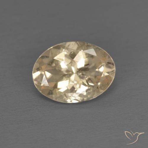 0.94ct 자연스러운 크림 모르가나이트, 타원형, VS
