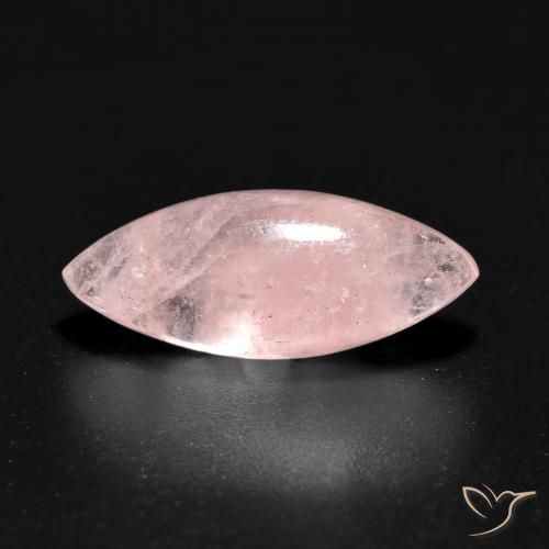 3.91ct 자연스러운 라이트 코랄 핑크 모르가나이트, 보석, 투명한