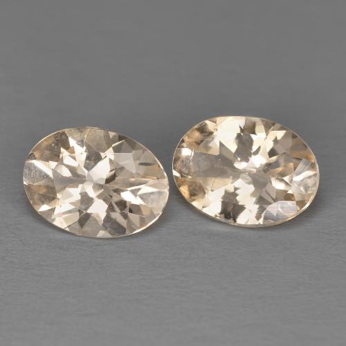 1.98캐럿 천연 새먼 핑크 모르가나이트 보석, 타원형 컷, VS