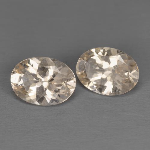 2.08캐럿 천연 미디엄 핑크 모르가나이트 보석, 타원형 컷, VS