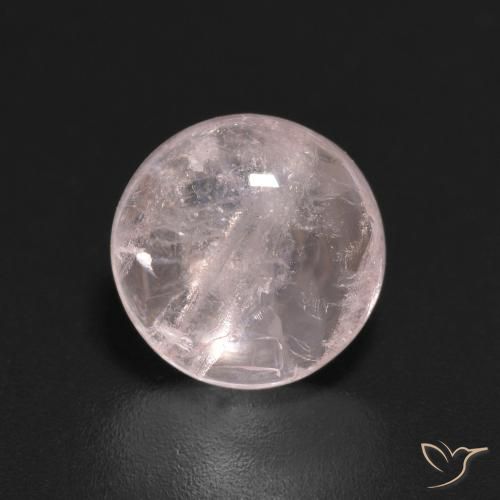 2.22ct 자연스러운 플라밍고 핑크 모르가나이트, 둥근, 투명한