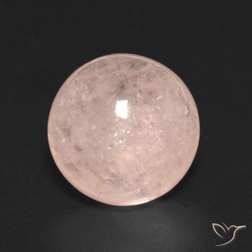 3.11ct 자연스러운 새먼 핑크 모르가나이트, 둥근, 투명한