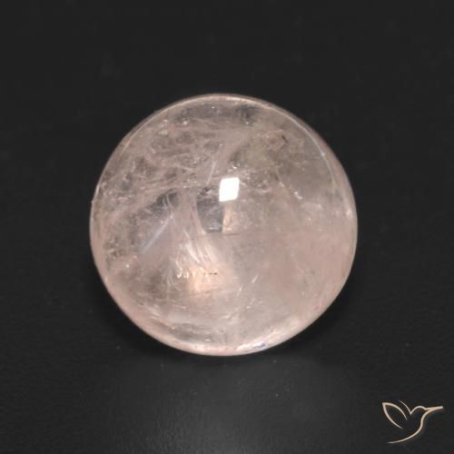 2.95ct 자연스러운 라이트 핑크 모르가나이트, 둥근, 투명한