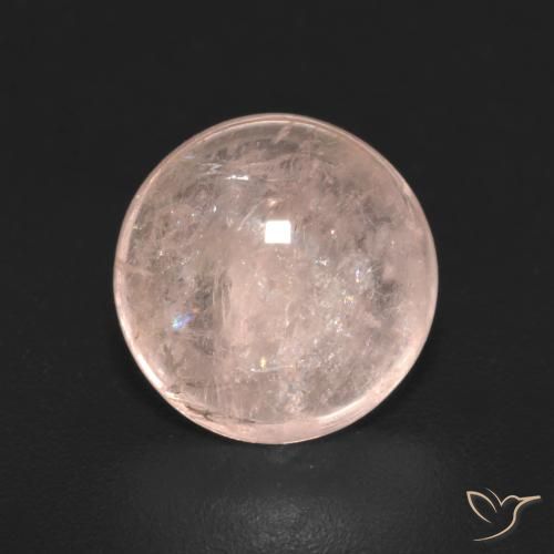 2.50ct 자연스러운 라이트 핑크 모르가나이트, 둥근, 투명한