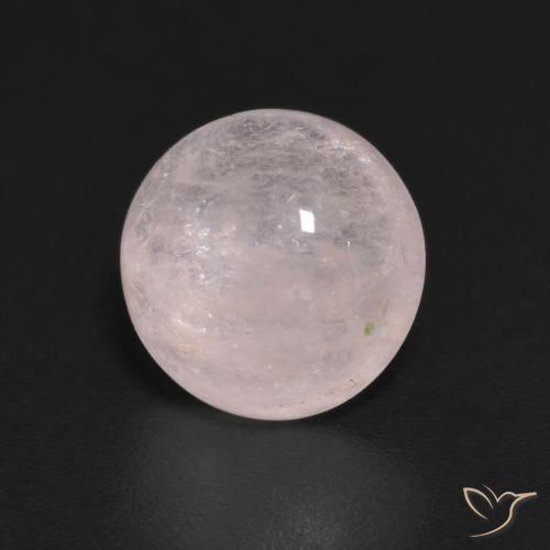 1.98ct 자연스러운 라이트 핑크 모르가나이트, 둥근, 투명한