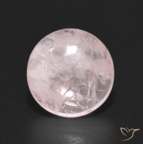 3.09ct 자연스러운 플라밍고 핑크 모르가나이트, 둥근, 투명한