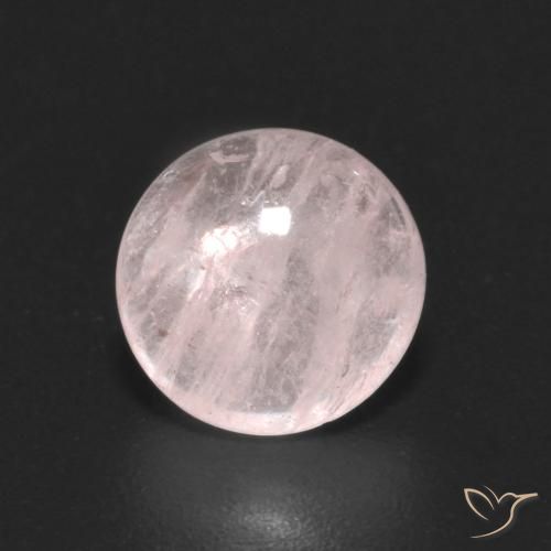 1.68ct 자연스러운 플라밍고 핑크 모르가나이트, 둥근, 투명한