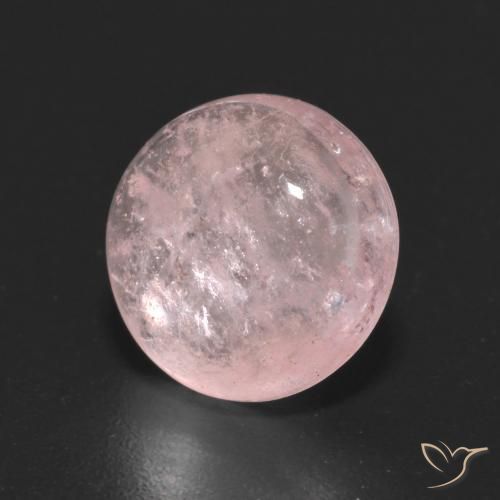 2.78ct 자연스러운 라이트 핑크 모르가나이트, 둥근, 투명한