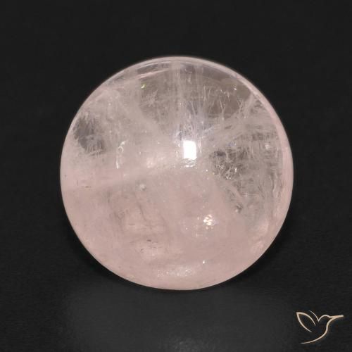 2.75ct 자연스러운 라이트 핑크 모르가나이트, 둥근, 투명한