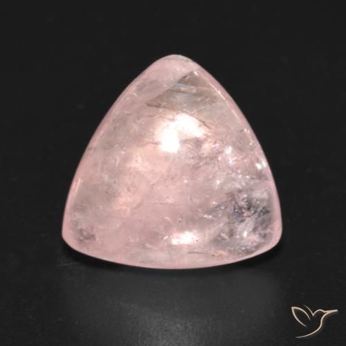 3.62ct 자연스러운 미디엄 핑크 모르가나이트, 일조, 투명한