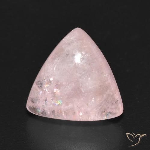 4.11ct 자연스러운 라이트 코랄 핑크 모르가나이트, 일조, 투명한