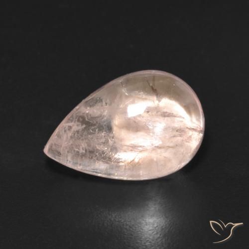 2.70ct 자연스러운 미디엄 핑크 모르가나이트, 배 모양, 투명한