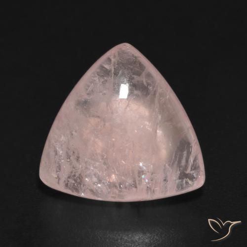 5.37ct 자연스러운 라이트 코랄 핑크 모르가나이트, 일조, 투명한