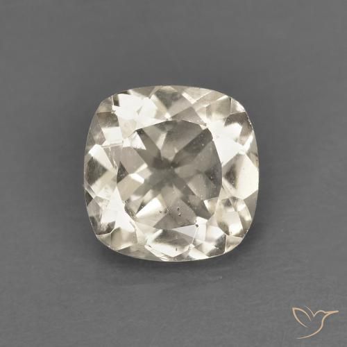 0.78ct 자연스러운 라이트 골든 모르가나이트, 방석, VS