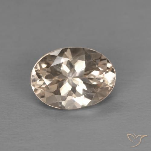 1.14ct 자연스러운 새먼 핑크 모르가나이트, 타원형, VVS-VS