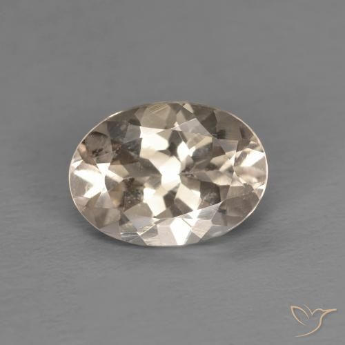 1.12ct 자연스러운 라이트 골든 모르가나이트, 타원형, VVS-VS