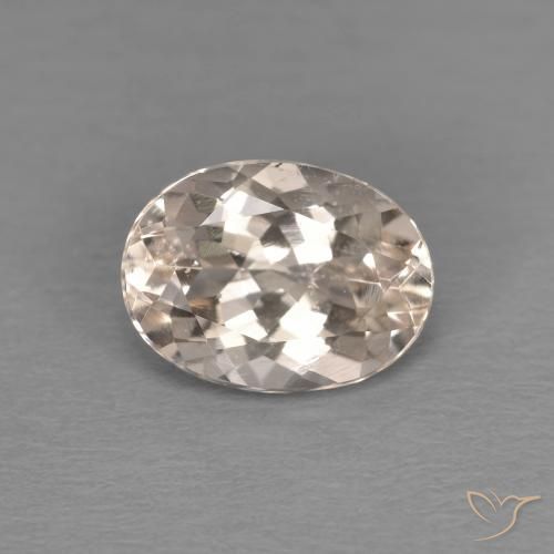 1.15ct 자연스러운 미디엄 핑크 모르가나이트, 타원형, VS