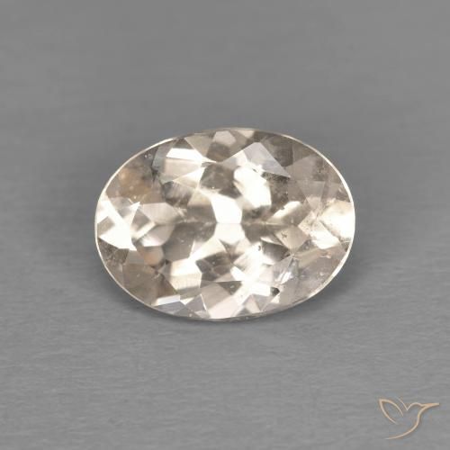 1.08ct 자연스러운 라이트 골든 모르가나이트, 타원형, VS