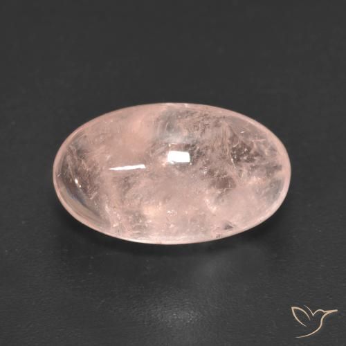 5.55ct 자연스러운 인디언 레드 모르가나이트, 타원형, 투명한