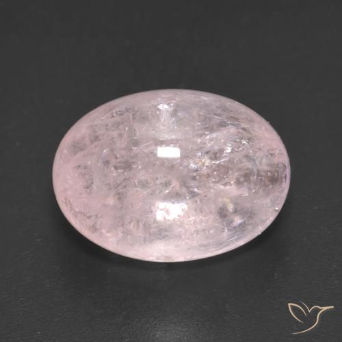 7.61ct 자연스러운 라이트 핑크 모르가나이트, 타원형, 투명한