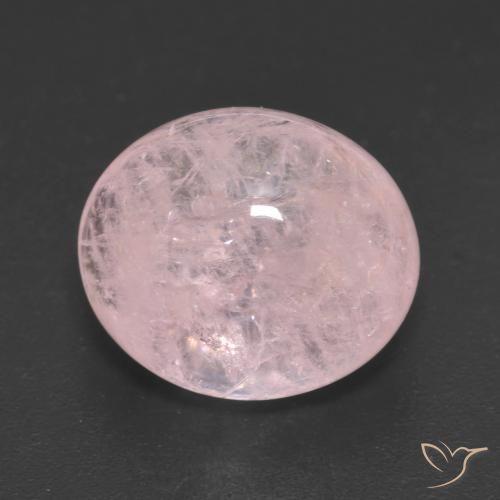 7.52ct 자연스러운 비비드 핑크 모르가나이트, 타원형, 투명한