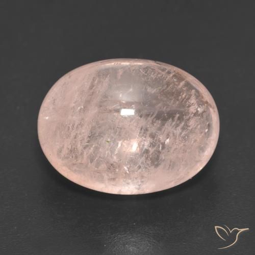 9.59ct 자연스러운 미디엄 핑크 모르가나이트, 타원형, 투명한
