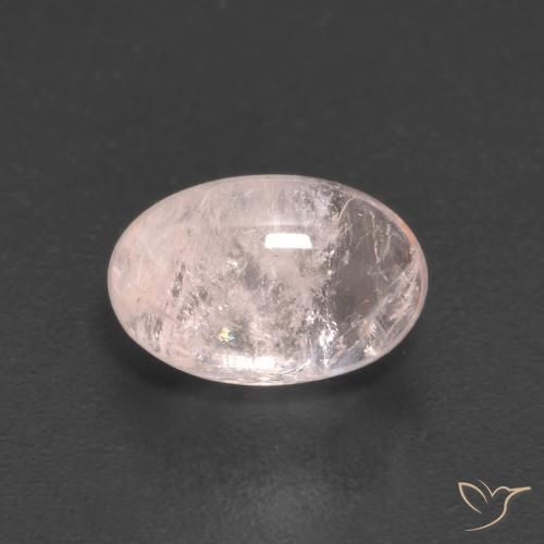 1.67ct 자연스러운 라이트 핑크 모르가나이트, 타원형, 투명한