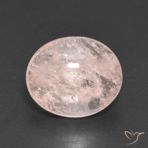 3.55ct 자연스러운 라이트 핑크 모르가나이트, 타원형, 투명한