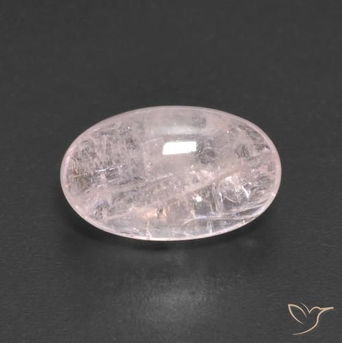 3.16ct 자연스러운 플라밍고 핑크 모르가나이트, 타원형, 투명한