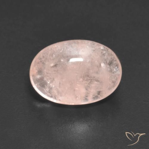 3.33ct 자연스러운 로즈 핑크 모르가나이트, 타원형, 투명한