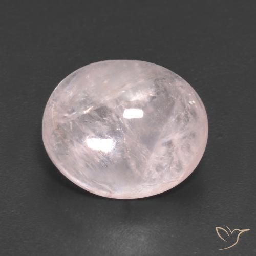 4.43ct 자연스러운 플라밍고 핑크 모르가나이트, 타원형, 투명한
