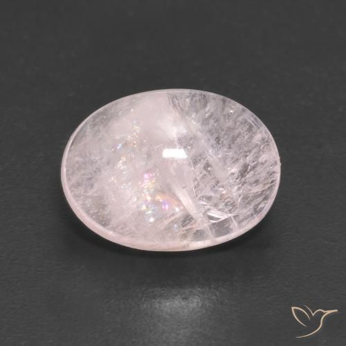 3.20ct 자연스러운 라이트 핑크 모르가나이트, 타원형, 투명한