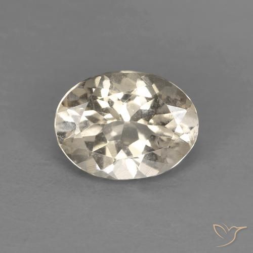 1.10ct 자연스러운 라이트 골든 모르가나이트, 타원형, VS