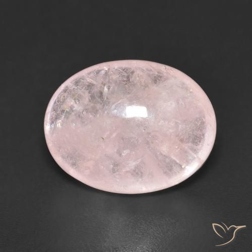 5.54ct 자연스러운 라이트 핑크 모르가나이트, 타원형, 투명한