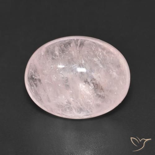 5.79ct 자연스러운 라이트 핑크 모르가나이트, 타원형, 투명한