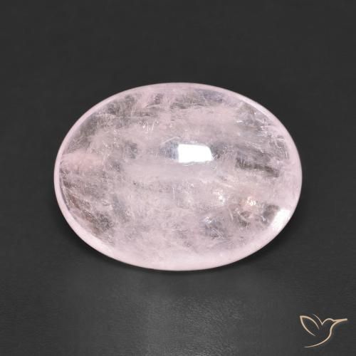 7.10ct 자연스러운 매우 밝은 분홍색 모르가나이트, 타원형, 투명한