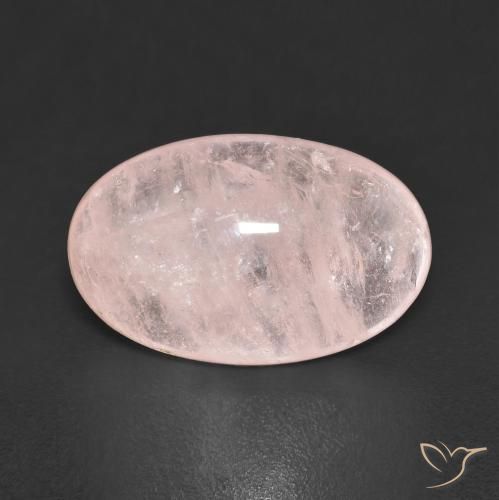 6.70ct 자연스러운 코랄 핑크 모르가나이트, 타원형, 투명한