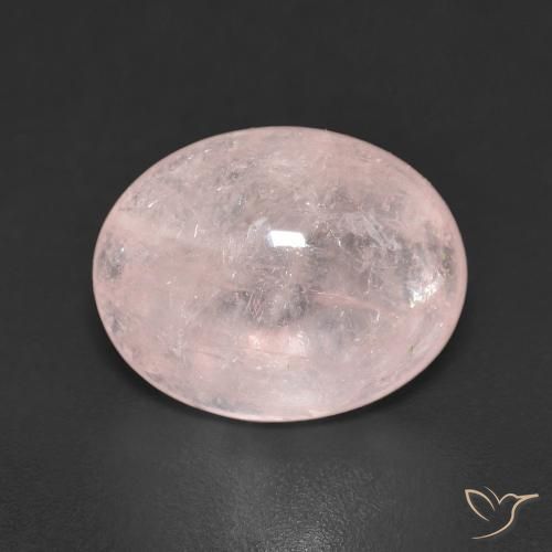 5.89ct 자연스러운 라이트 핑크 모르가나이트, 타원형, 투명한
