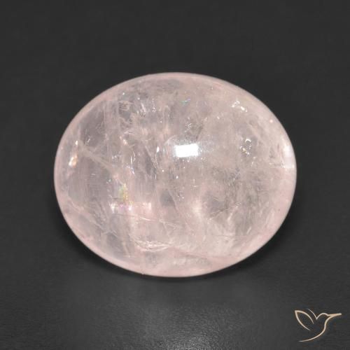 6.74ct 자연스러운 라이트 핑크 모르가나이트, 타원형, 투명한