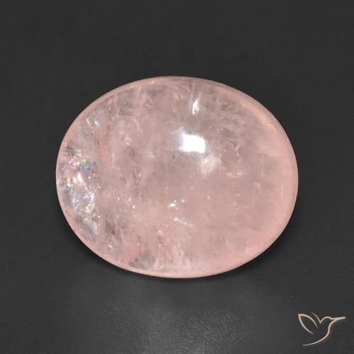 6.33ct 자연스러운 플라밍고 핑크 모르가나이트, 타원형, 투명한