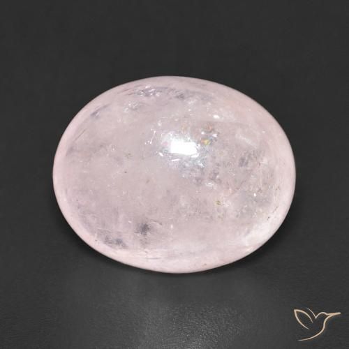 5.37ct 자연스러운 라이트 핑크 모르가나이트, 타원형, 투명한