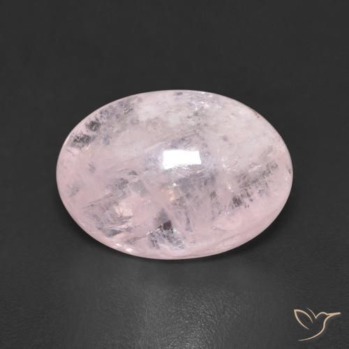 5.87ct 자연스러운 라이트 핑크 모르가나이트, 타원형, 투명한