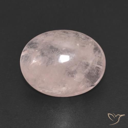 4.89ct 자연스러운 라이트 코랄 핑크 모르가나이트, 타원형, 투명한